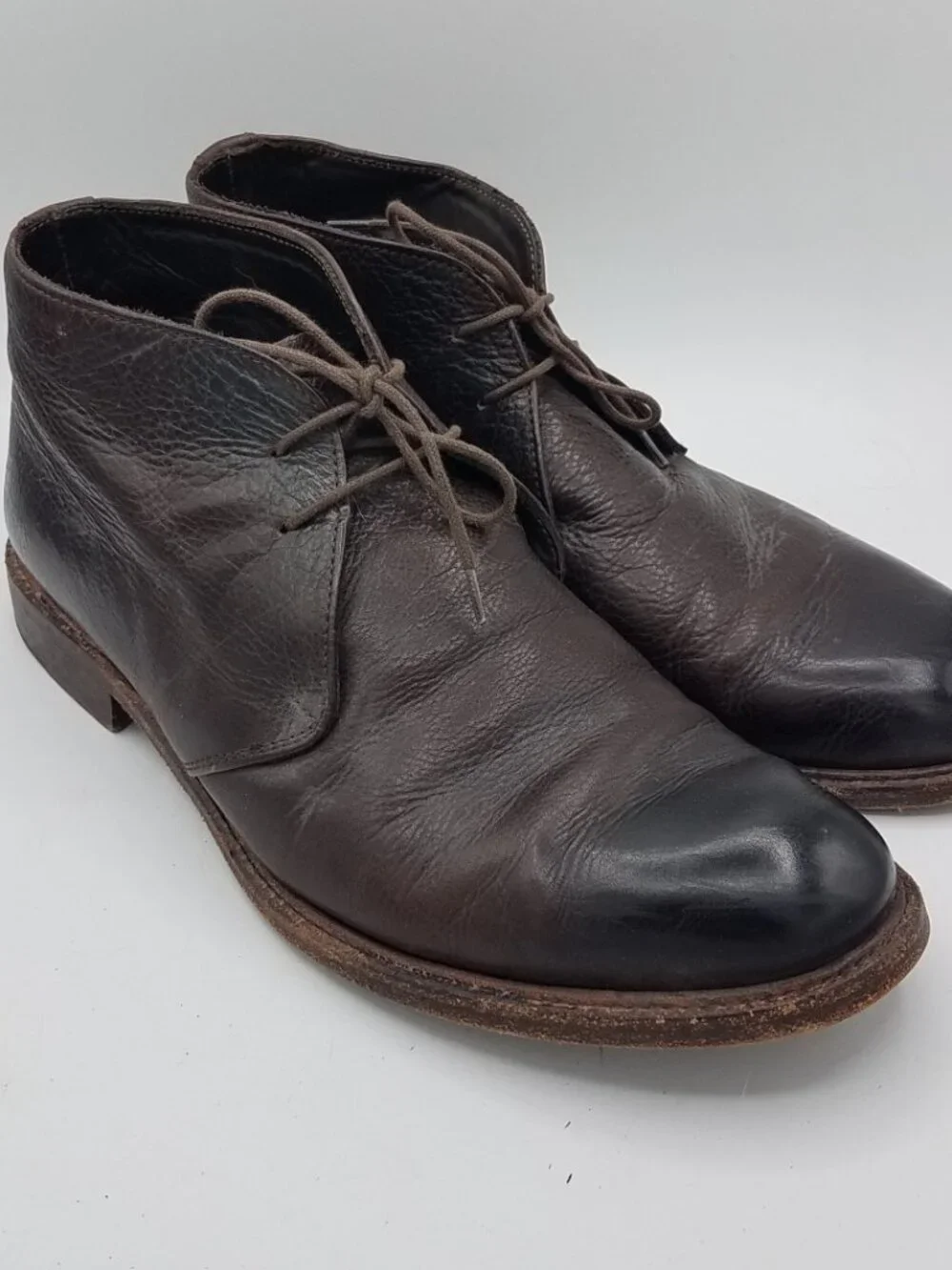 To Boot New York Adam Derrick Brown Leather Chukka Ankle Boots Mens 9